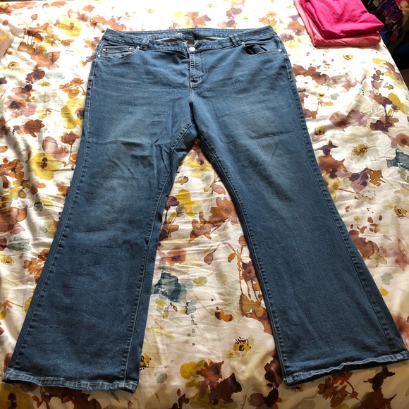 Lane Bryant Denim - Lane Bryant Slim Boot Genius Fit Size 28